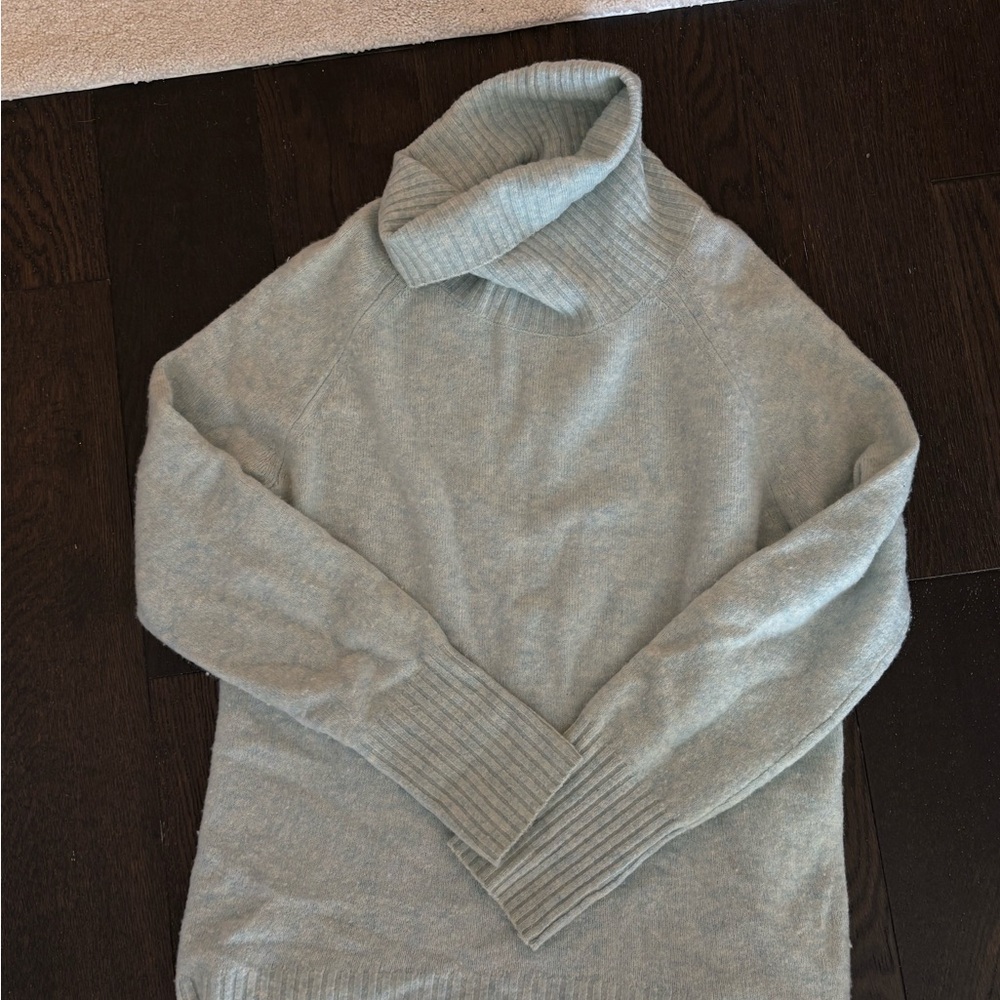 Babaton Light Blue Knit Sweater